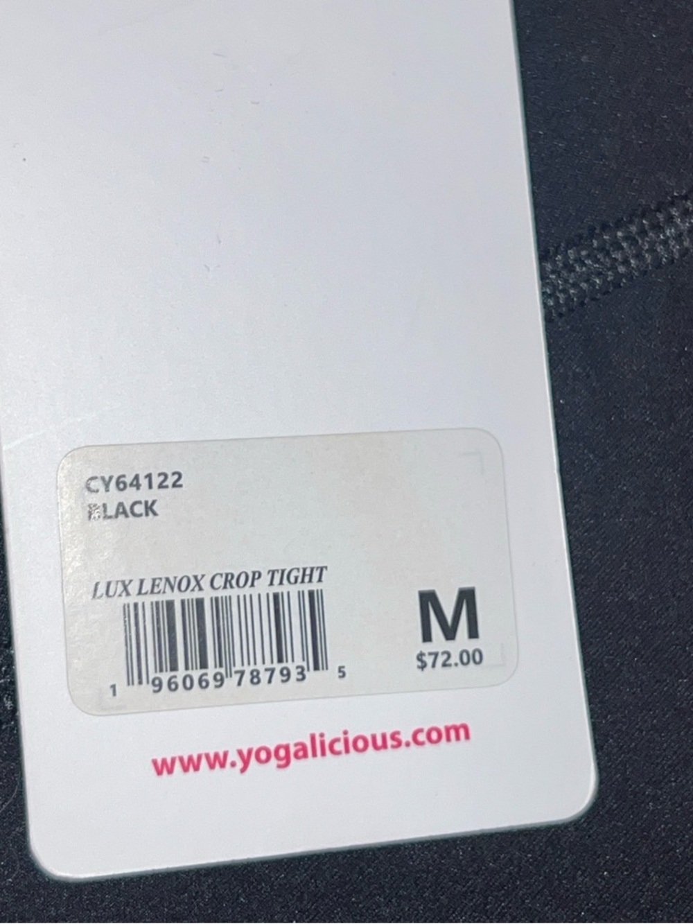 Yogalicious Lux Lenox Pocket Crop Tight Leggings - Picture 12 of 16